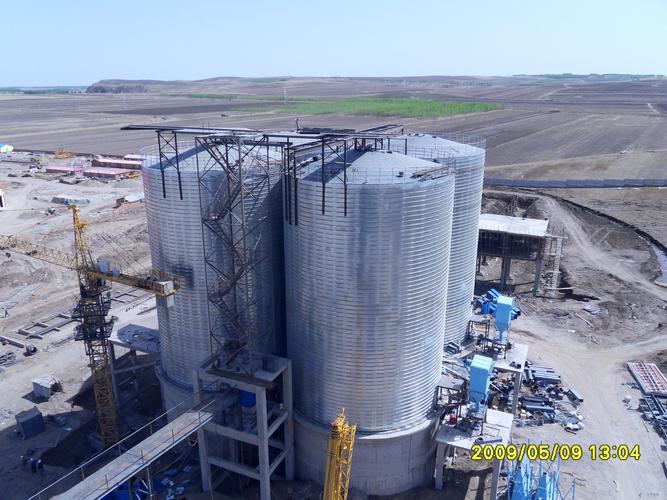 水泥廠施工圖片中的建設工程智慧